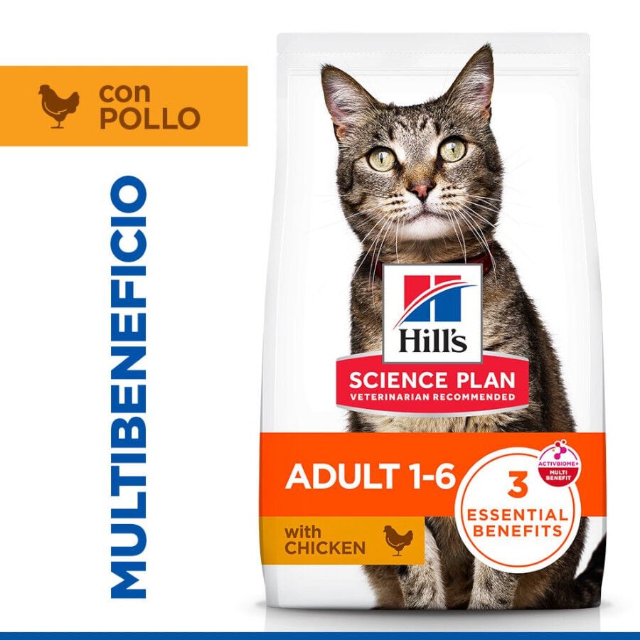 10 kg Hill's Science Plan Adult Pollo pienso para gatos, , large indicador imagen numero 2
