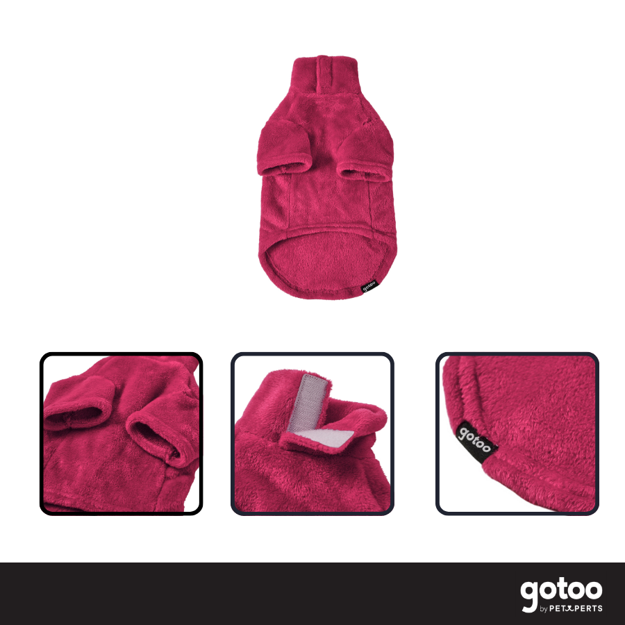 Gotoo Jersey Polar Rojo para gatos, , large indicador imagen numero 3