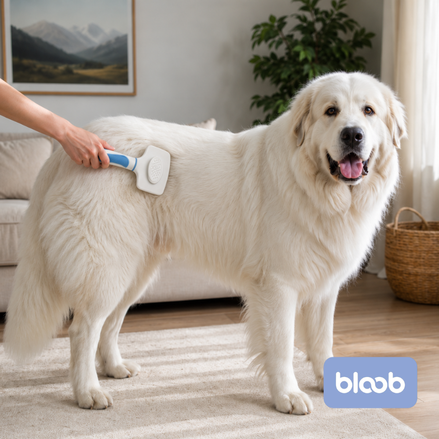 Bloob Cepillo Carda Autolimpiante para perros, , large Imagen numero 2