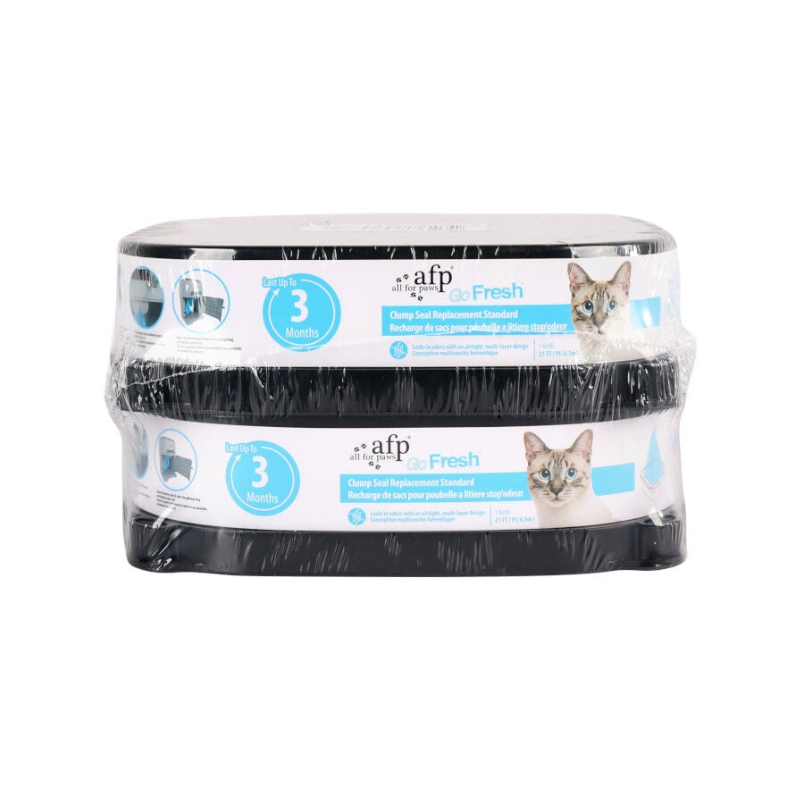 All For Paws Go Fresh Repuesto Bolsas Negras para gatos, , large Imagen numero 3