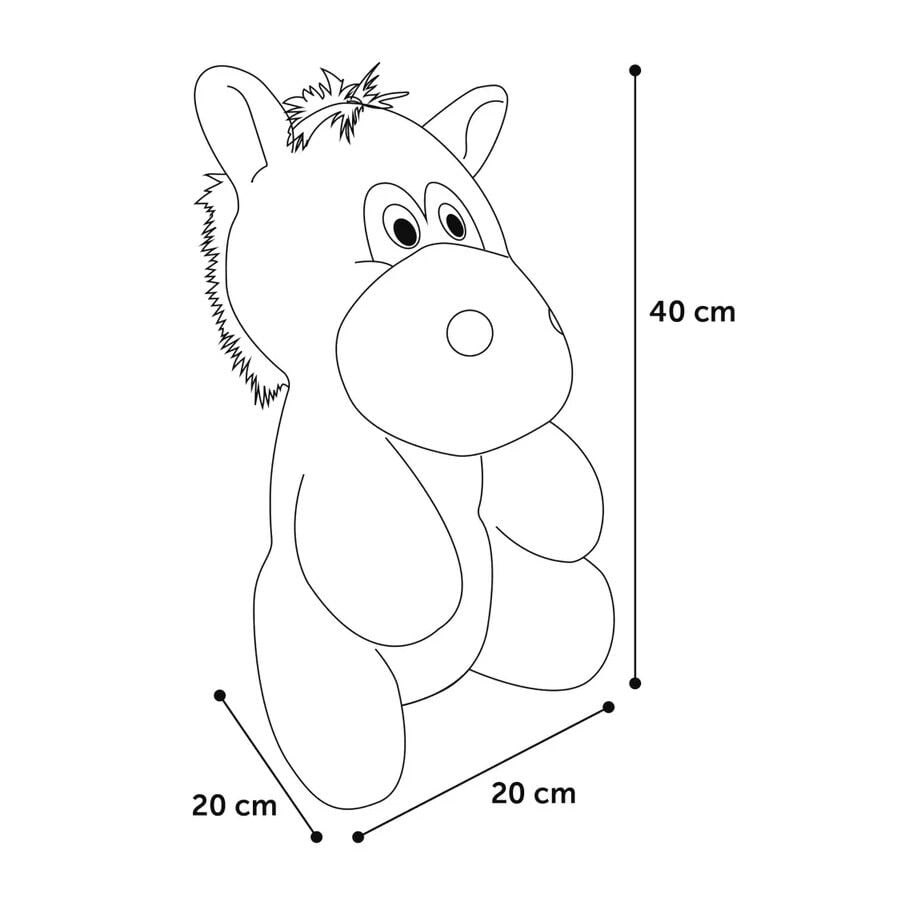 Flamingo Henny Burro de Peluche Gris para perros, , large indicador imagen numero 2