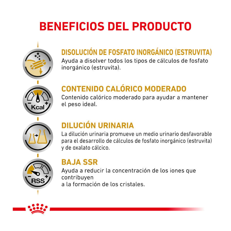12 sobres x 85 g Royal Canin Veterinary Urinary Moderate Calorie sobres para gatos, , large indicador imagen numero 4