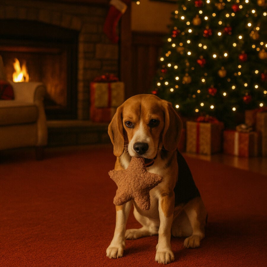 Wonder Christmas Peluche Estrella Navide&ntilde;a para perros, , large indicador imagen numero 3