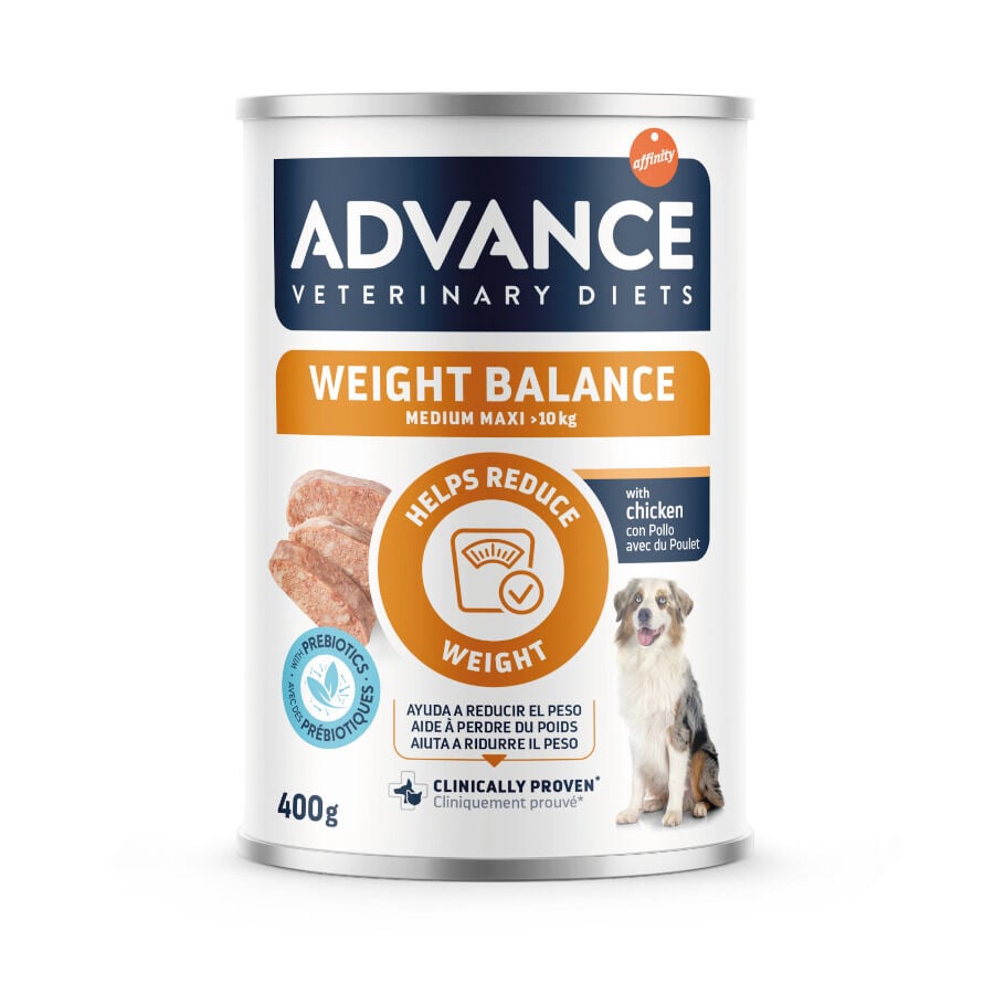 400 g Advance Veterinary Diets Weight Balance Medium Maxi Comida H&uacute;meda para perros, , large Imagen numero 1