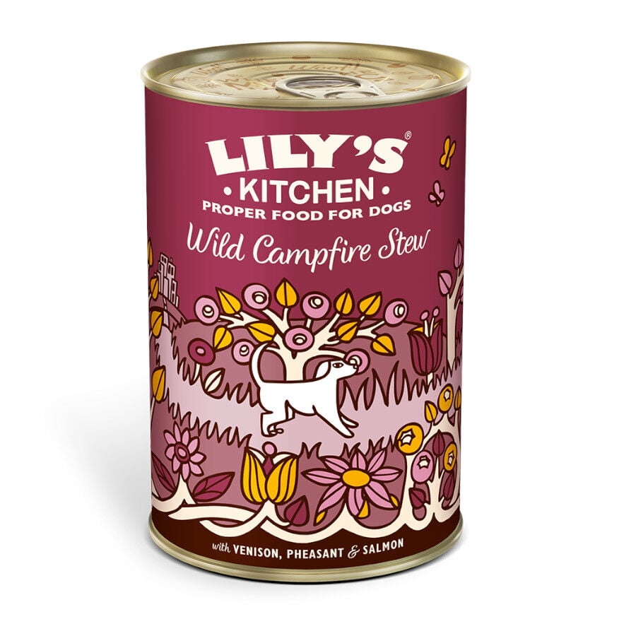 Lily's Kitchen venado y fais&aacute;n lata para perros.