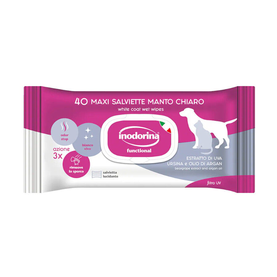 Inodorina Refresh Extra Toallitas h&uacute;medas para mascotas, , large Imagen numero 1