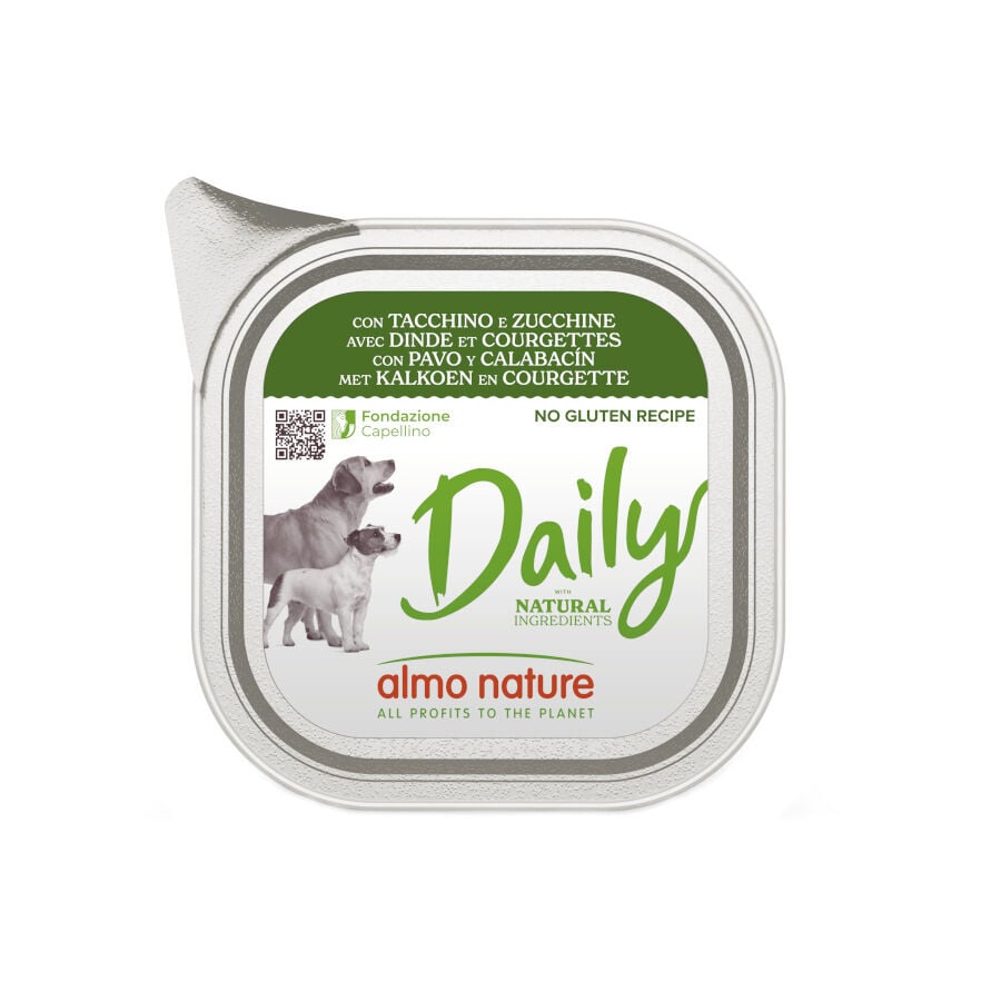 100 g Almo Nature Bio Organic Maintenance con Pavo y Calabac&iacute;n tarrina para perros, , large Imagen numero 1