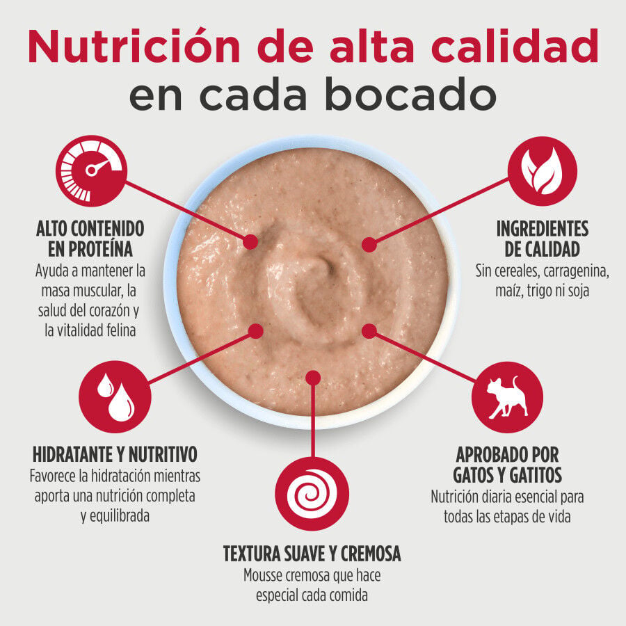 79 g Nulo Mousse Cremoso de At&uacute;n con Gambas sobres para gatos, , large indicador imagen numero 2