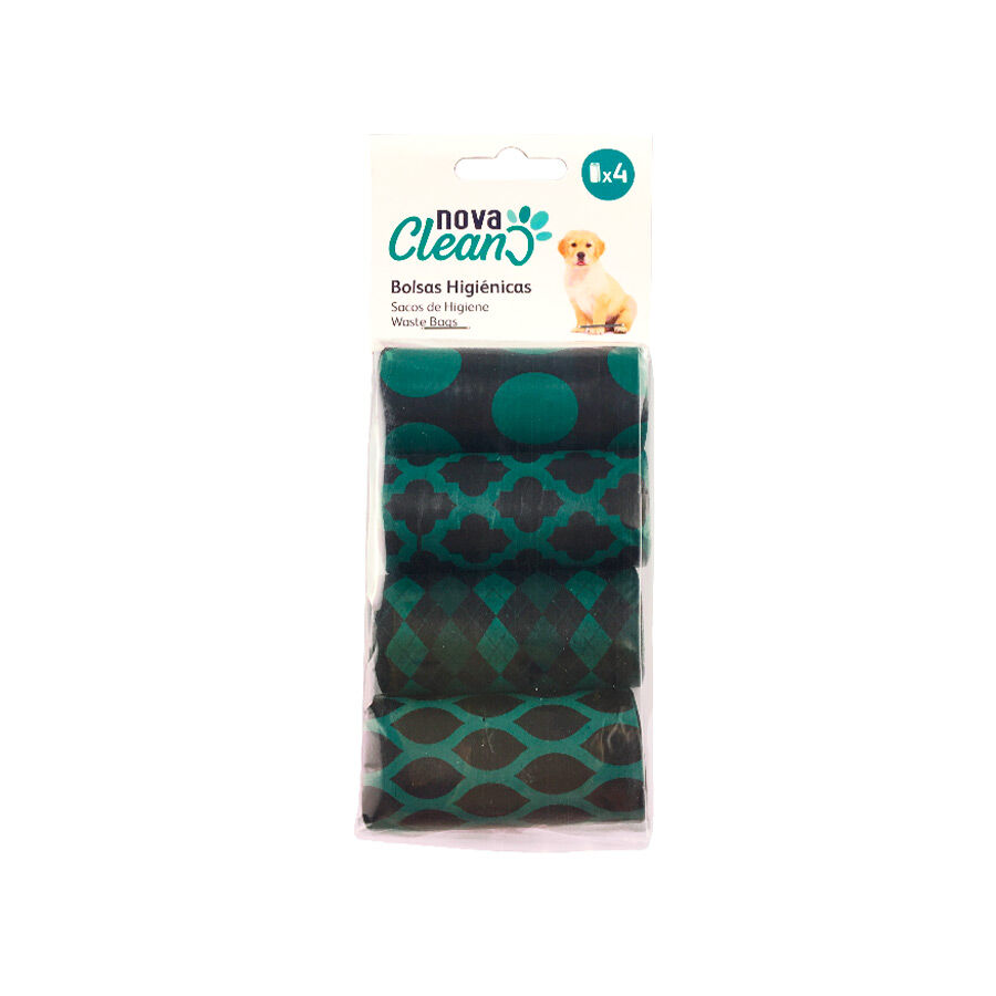 Nova Clean Bolsas Verdes para heces de perros &ndash; Pack 4, , large Imagen numero 2