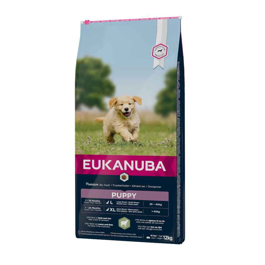 12 kg Eukanuba Puppy Large Cordero y Arroz pienso para perros, , large indicador imagen numero 3