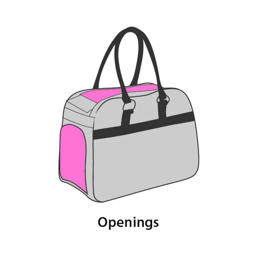 Flamingo Justine Bolsa Transport&iacute;n Gris para mascotas, , large indicador imagen numero 8