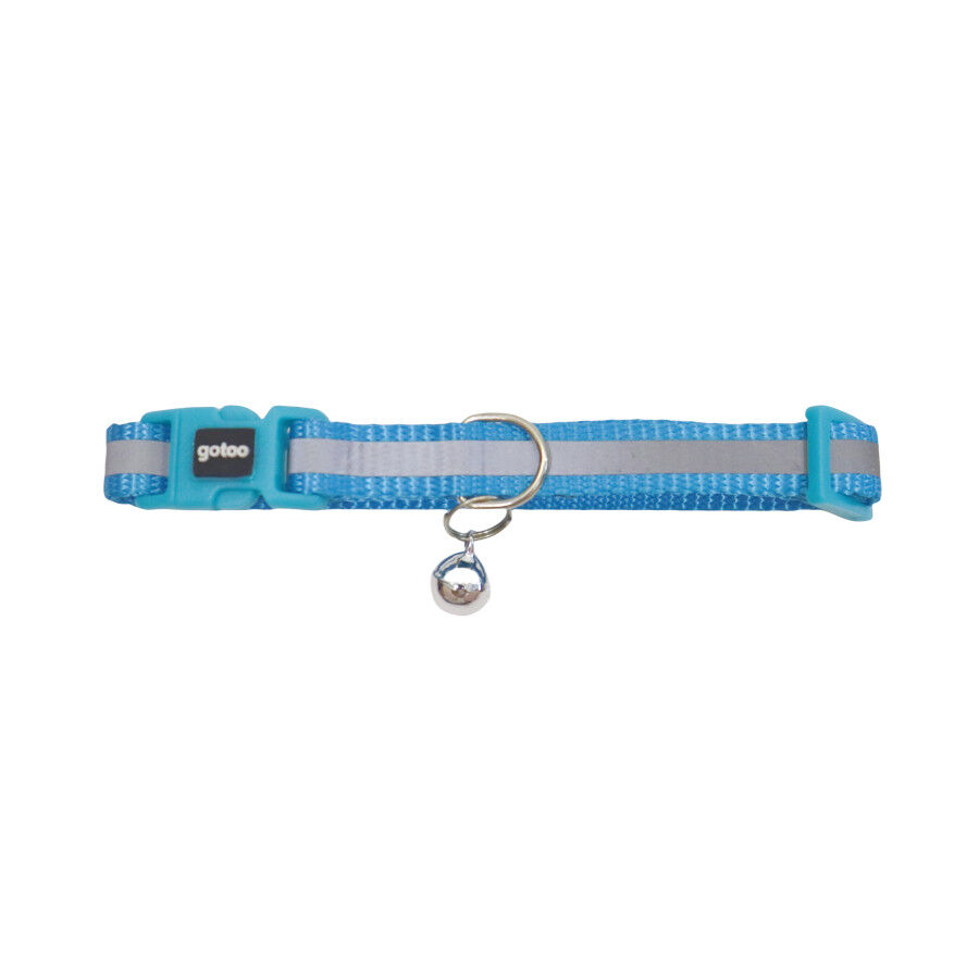 Gotoo Collar reflectante azul para gatos, , large indicador imagen numero 1