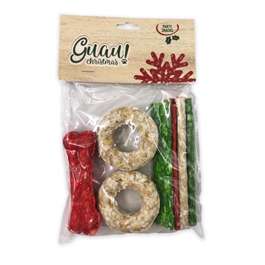 1 ud. Guau Christmas Bocaditos de Cuero para perros, , large indicador imagen numero 1