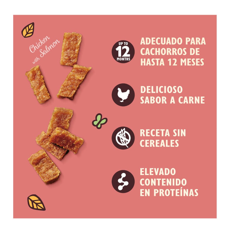 70 g Lily's Kitchen Bocaditos Puppy Pollo y Salm&oacute;n para perros, , large indicador imagen numero 2