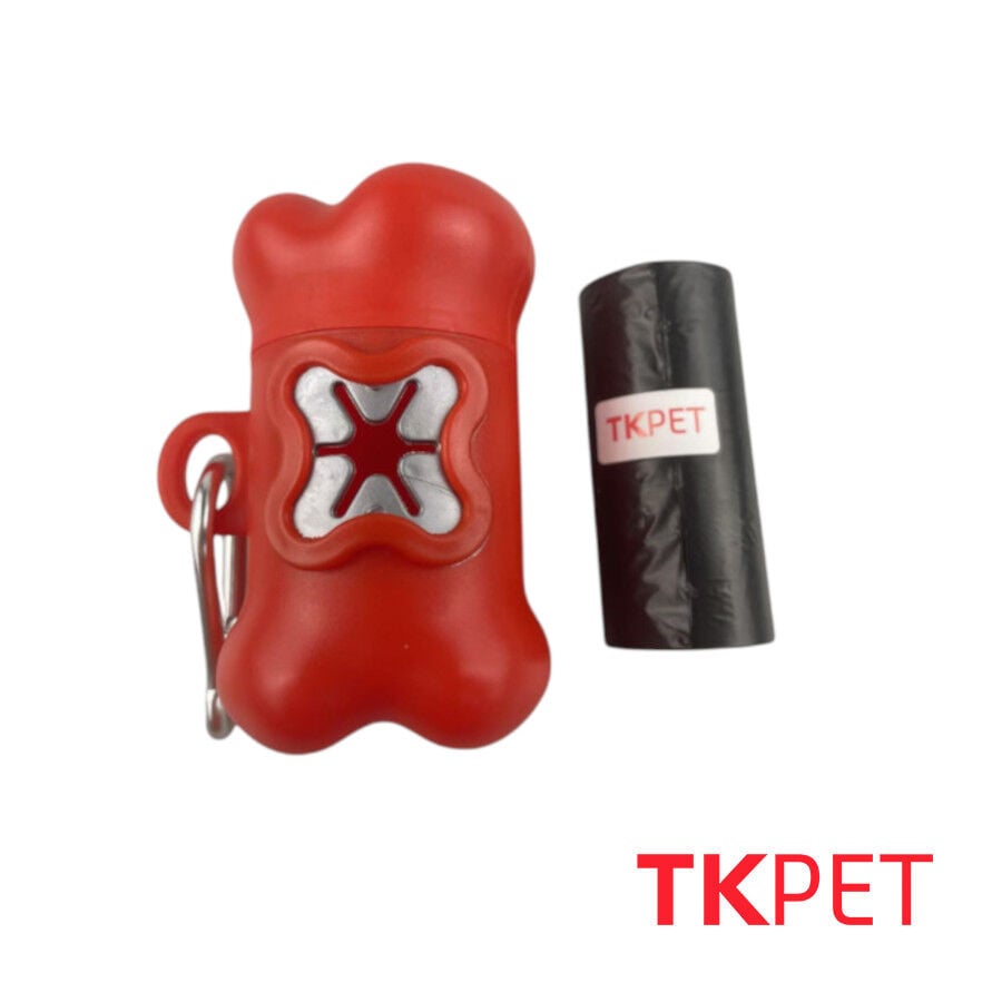Tk Pet Dispensador Bolsitas Rollo Rojo para perros, , large Imagen numero 1