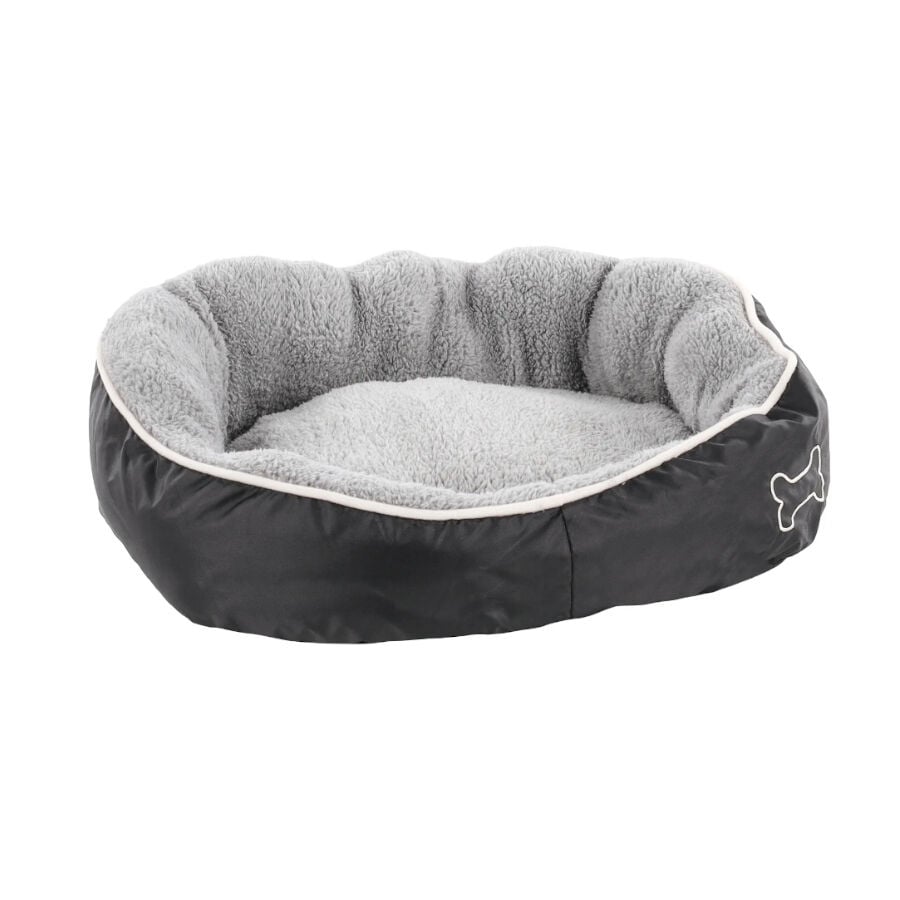 Flamingo Chips Rect&aacute;ngulo Gris cama cuna para perros, , large indicador imagen numero 1