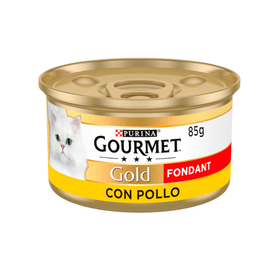 Gourmet Gold Fondant Pollo en Pat&eacute; lata para gatos