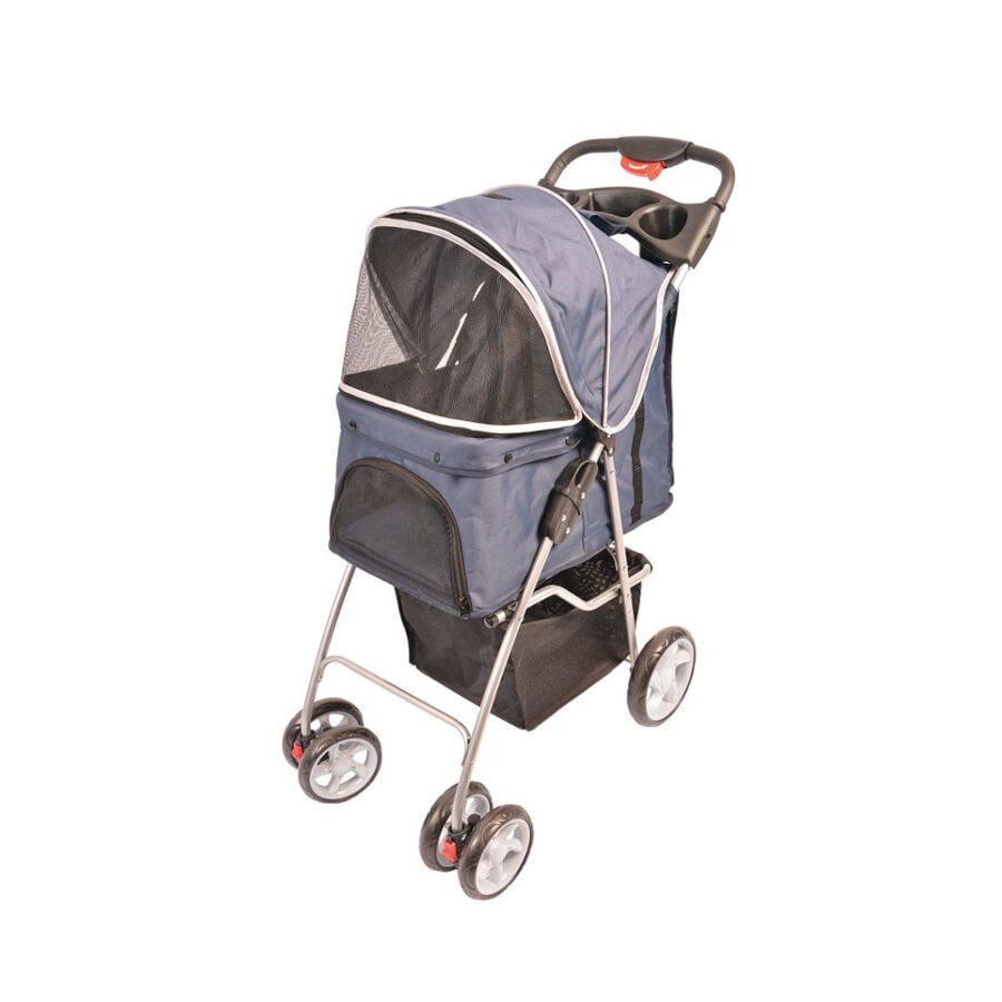 Duvoplus Carrito de Paseo 4 ruedas para perros y gatos, , large indicador imagen numero 1