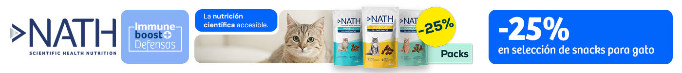 Nath:-25% en selección de snacks para gato