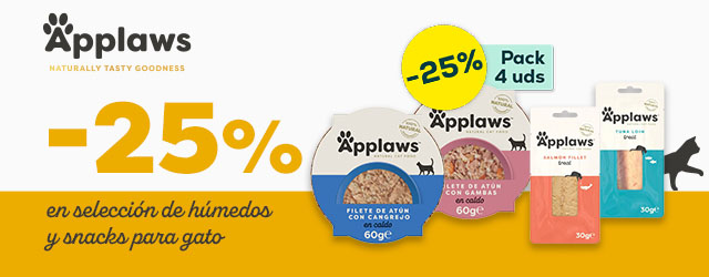 Applaws: -25% en selección de comida húmeda y snacks para gato