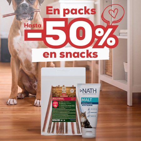 Hasta -50% en selección de packs de snacks