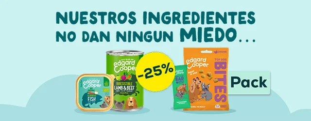 Edgard & Cooper: -25% en selección de comida húmeda y snacks para perro