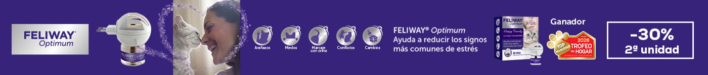 Feliway: -30% en la 2ª unidad en selección de difusores y recambios