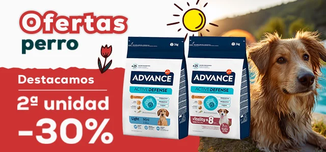 Advance: -30% en la 2ª unidad en selección de pienso para perro 3 kg