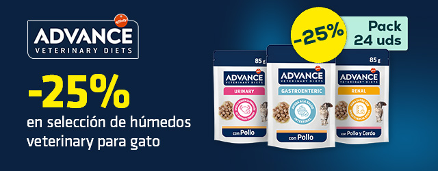 Advance: -25% en selección de comida húmeda para gato