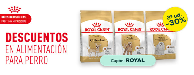 Royal Canin: -30% en la 2ª unidad en selección de pienso para perro