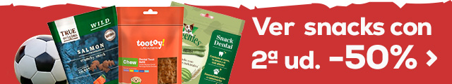 -50% en la 2ª unidad en selección de snacks