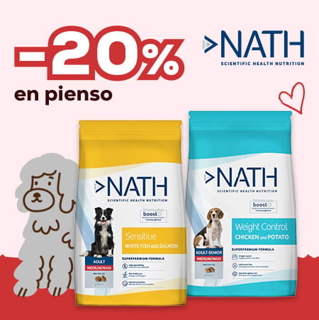 Nath: -20% en la selección de pienso para perro